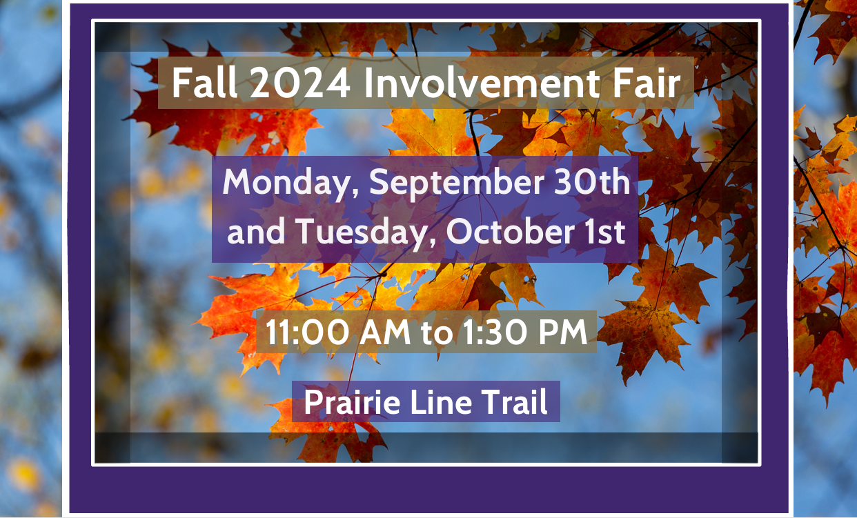 Fall 2024 Involvement Fair RSO Round-Up Banner